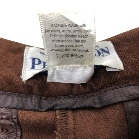 PENDLETON Wide Leg Brown Corduroy Pants, Size 10 - Picture 6 of 6